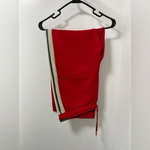 red hugo boss sweatpants. size XL. good condition only worn twice